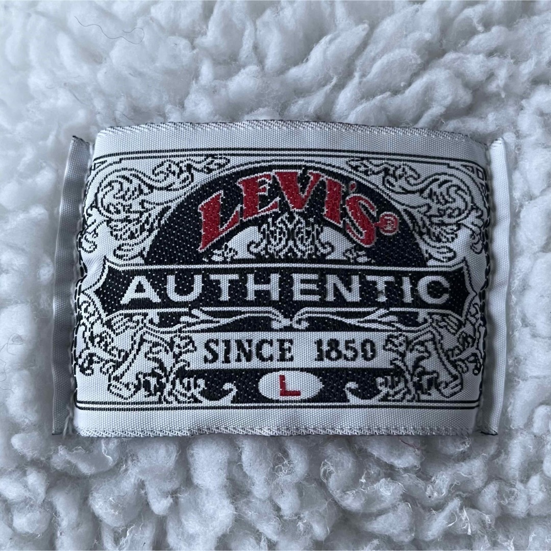 Levi's(リーバイス)のLEVI'S（90'sアメリカ製）；【美品】ボア付デニムジャケット Size L メンズのジャケット/アウター(Gジャン/デニムジャケット)の商品写真