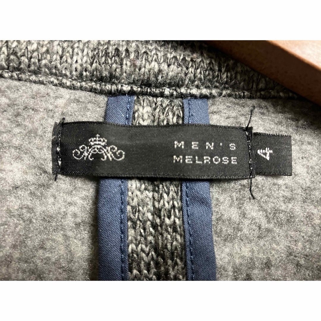 MEN'S MELROSE(メンズメルローズ)のメルローズ　フリースジャケット メンズのジャケット/アウター(ダウンジャケット)の商品写真