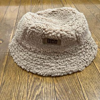 アグ(UGG)の新品 未使用 バケハ アグ アグバケハ ボア バケットハット ブラウン 茶 ロゴ(ハット)