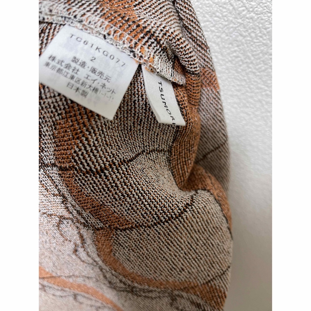 TSUMORI CHISATO(ツモリチサト)のツモリチサト　美品　騙し絵　スカート　フリルの絵が可愛いです。 レディースのスカート(ひざ丈スカート)の商品写真