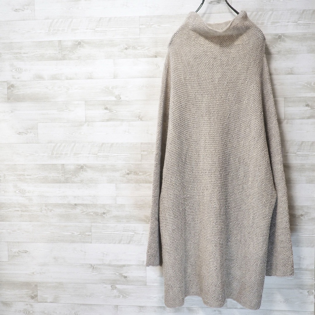 ISSEY MIYAKE(イッセイミヤケ)のHOMME PLISSE 18AW High Neck Knit -Beige メンズのトップス(ニット/セーター)の商品写真