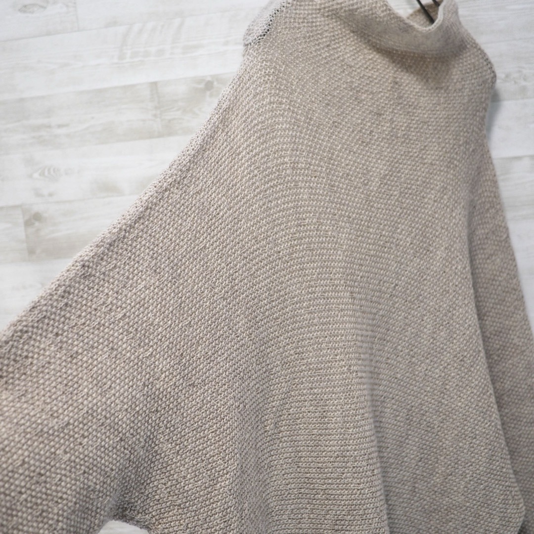 ISSEY MIYAKE(イッセイミヤケ)のHOMME PLISSE 18AW High Neck Knit -Beige メンズのトップス(ニット/セーター)の商品写真