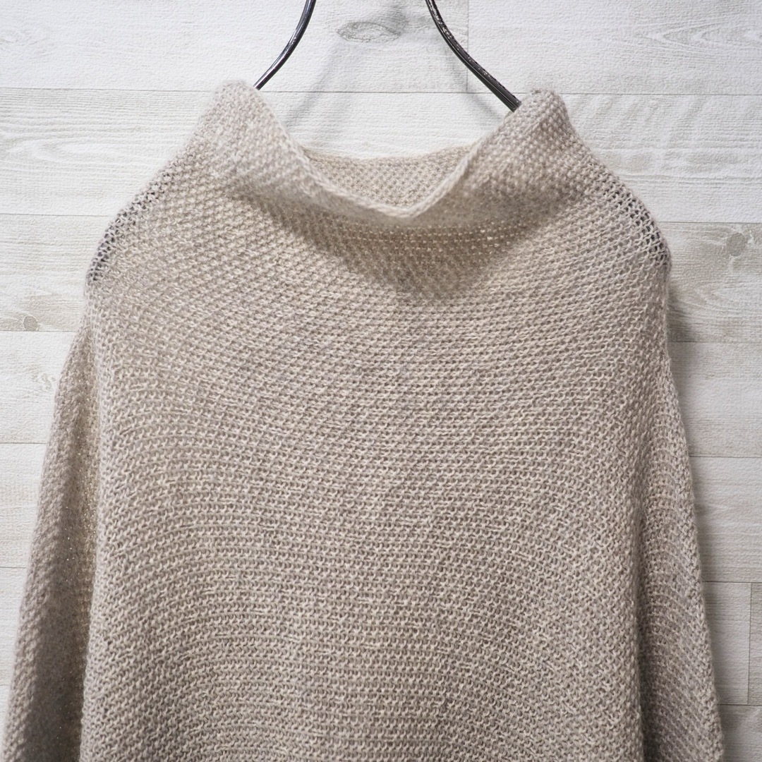 ISSEY MIYAKE(イッセイミヤケ)のHOMME PLISSE 18AW High Neck Knit -Beige メンズのトップス(ニット/セーター)の商品写真