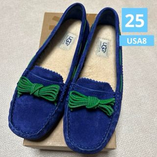 アグ(UGG)の極美品　UGGムートンシューズ25 UGGモカシン　アグ25センチ　正規品UGG(スリッポン/モカシン)