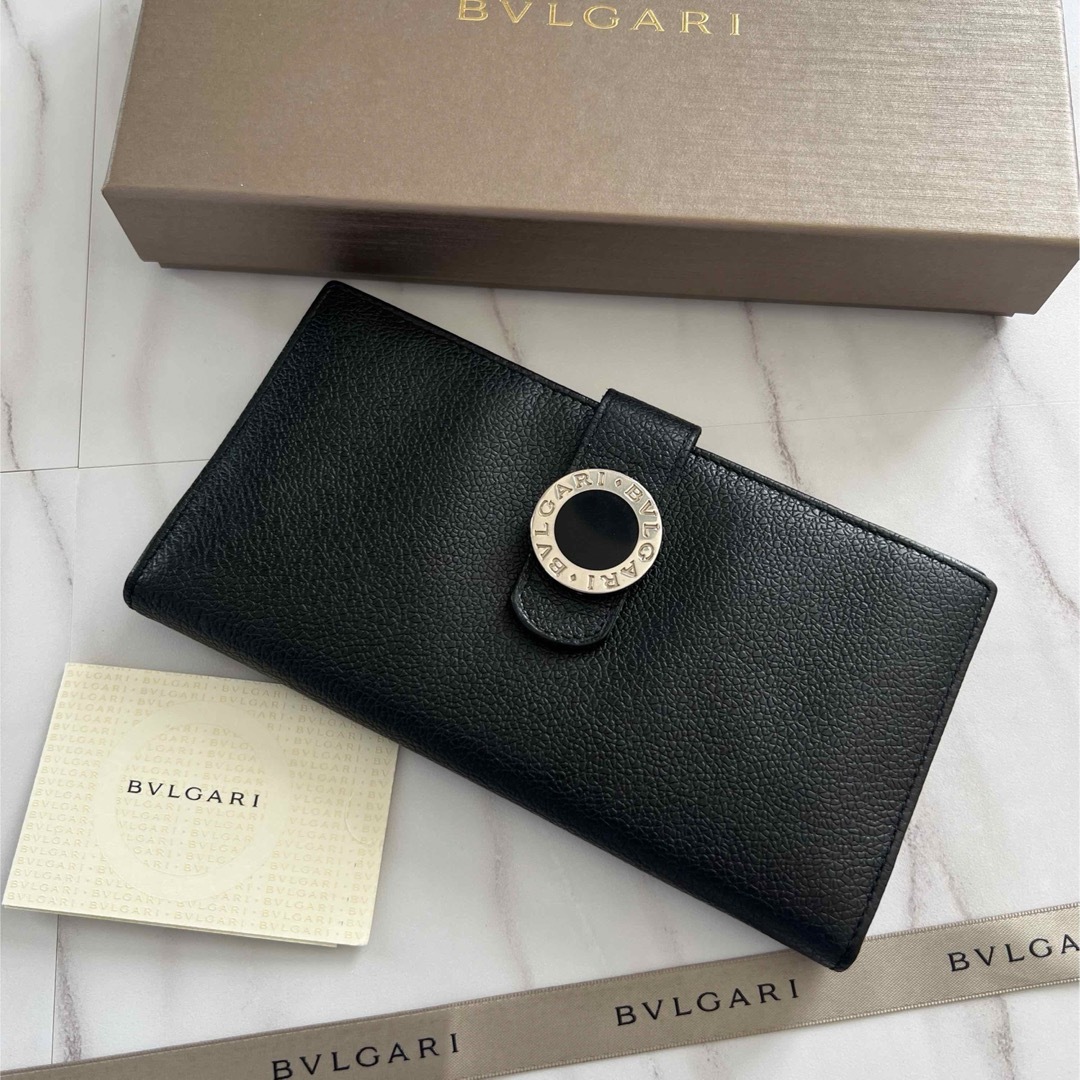 財布64 極上美品 BVLGARI ブルガリ 2つ折り 長財布