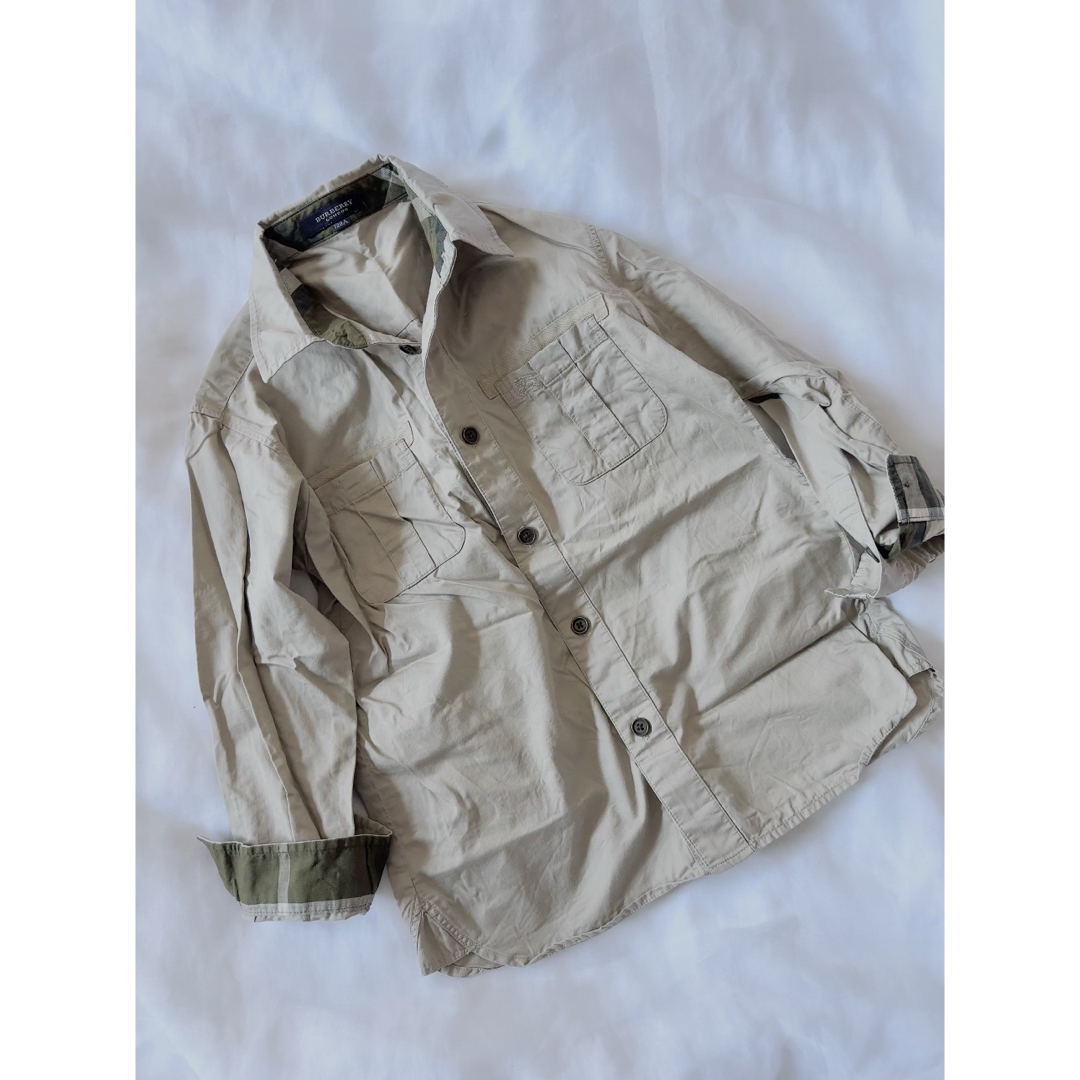 BURBERRY(バーバリー)のBurberry&SHIPS  120cm セット売り　シャツ＆カーディガン キッズ/ベビー/マタニティのキッズ服男の子用(90cm~)(カーディガン)の商品写真