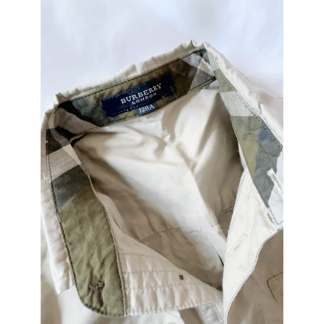 BURBERRY(バーバリー)のBurberry&SHIPS  120cm セット売り　シャツ＆カーディガン キッズ/ベビー/マタニティのキッズ服男の子用(90cm~)(カーディガン)の商品写真