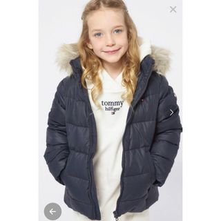 トミーヒルフィガー(TOMMY HILFIGER)の【新品】トミーヒルフィガー　キッズ　ベーシックダウンジャケット　110cm(ジャケット/上着)