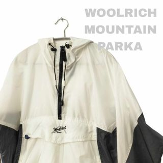 WOOLRICH - WOOLRICH ウールリッチ マウンテンパーカー ホワイト フード付き