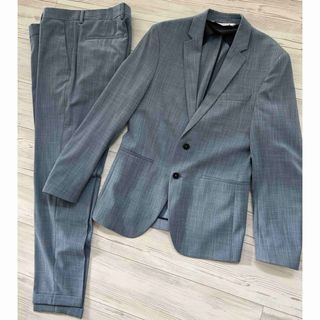 ZARA - 新品ZARAmanワインレッドスタイリッシュスーツセットアップ上下