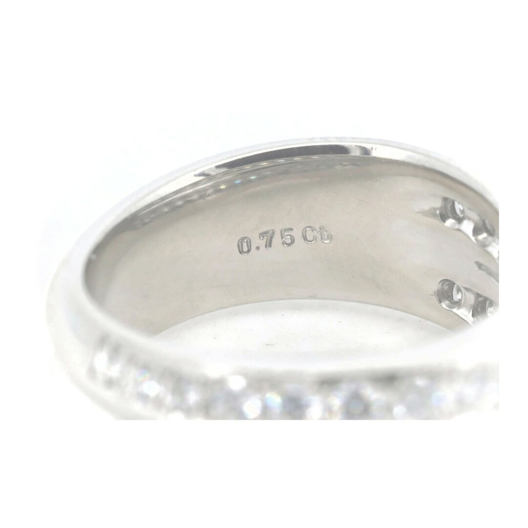 MIKIMOTO(ミキモト)の目立った傷や汚れなし ミキモト ダイヤモンド リング 指輪 0.75CT 11号 PT950(プラチナ) レディースのアクセサリー(リング(指輪))の商品写真