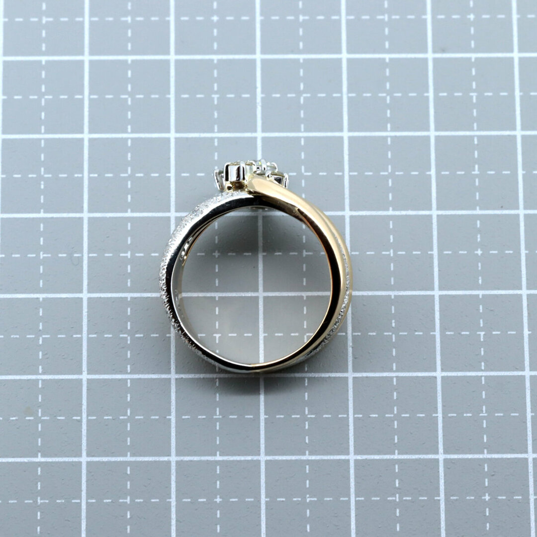 目立った傷や汚れなし 石川暢子 ダイヤモンド リング 指輪 0.73CT 14号 K18YG/PT900(18金 イエローゴールド/プラチナ) レディースのアクセサリー(リング(指輪))の商品写真