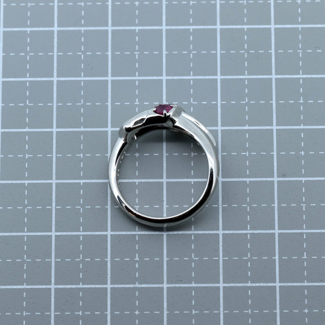 POLA(ポーラ)の目立った傷や汚れなし ポーラ ルビー ダイヤモンド リング 指輪 11号 R0.33CT D0.22CT PT900(プラチナ) レディースのアクセサリー(リング(指輪))の商品写真