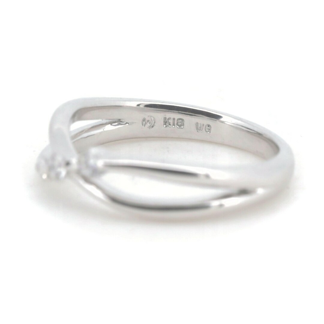 TASAKI(タサキ)の目立った傷や汚れなし タサキ ダイヤモンド リング 指輪 0.12CT 11号 K18WG(18金 ホワイトゴールド) レディースのアクセサリー(リング(指輪))の商品写真