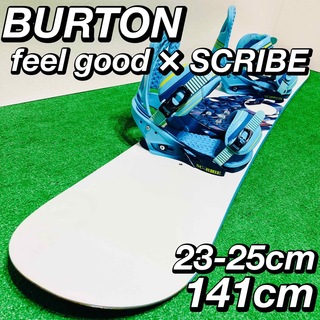 バートン(BURTON)の女王スペック バートン feel good × SCRIBE スノーボード (ボード)