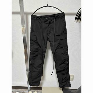 ワークパンツ/カーゴパンツfear of god nylon baggy pants black sサイズ