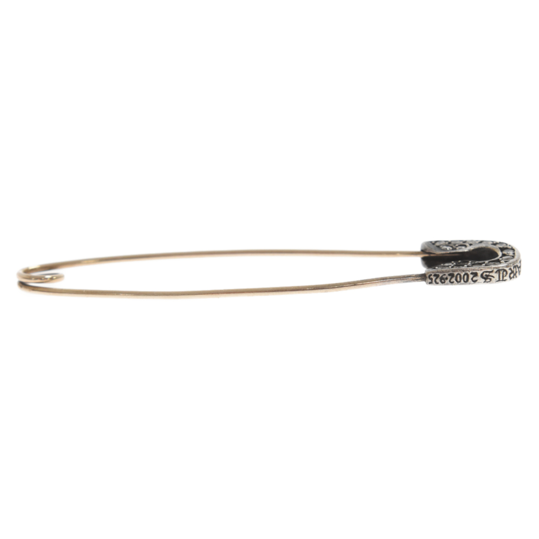 CHROME HEARTS クロムハーツ SAFETY PIN P/DMND セーフティピン ラージ PAVEダイヤ/パヴェダイヤ シルバー CHROME HEARTS クロムハーツ SAFETY PIN P/DMND セーフティピン ラージ PAVEダイヤ/パヴェダイヤ シルバー