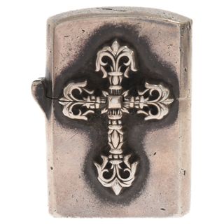 クロムハーツ(Chrome Hearts)のCHROME HEARTS クロムハーツ ZIPPO LIGHTERZ-V5 フィリグリークロスジッポライター シルバー(タバコグッズ)