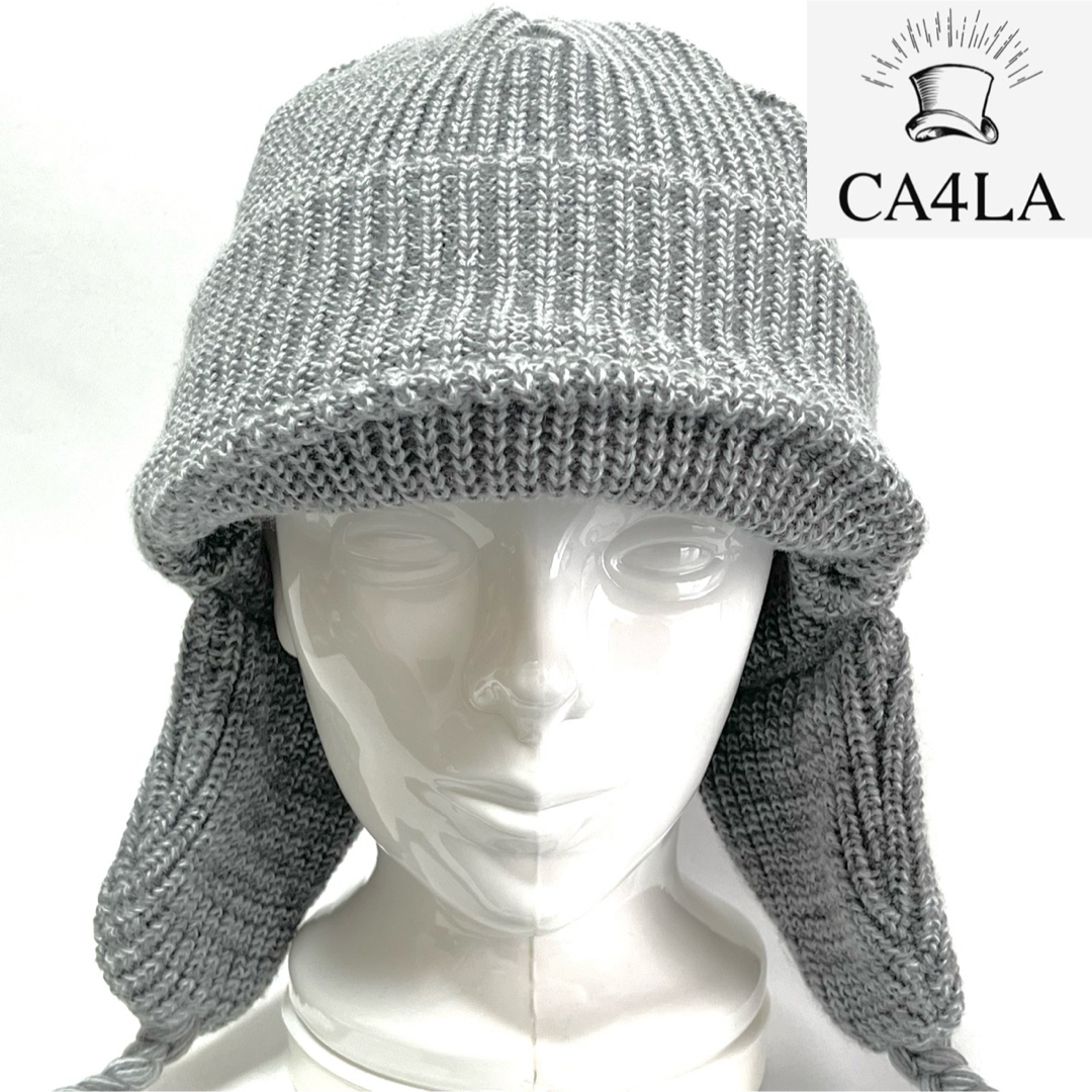 CA4LA(カシラ)の【新品】CA4LAカシラ 日本製 2WAYスタイルざっくりニットのオスロキャップ メンズの帽子(ニット帽/ビーニー)の商品写真