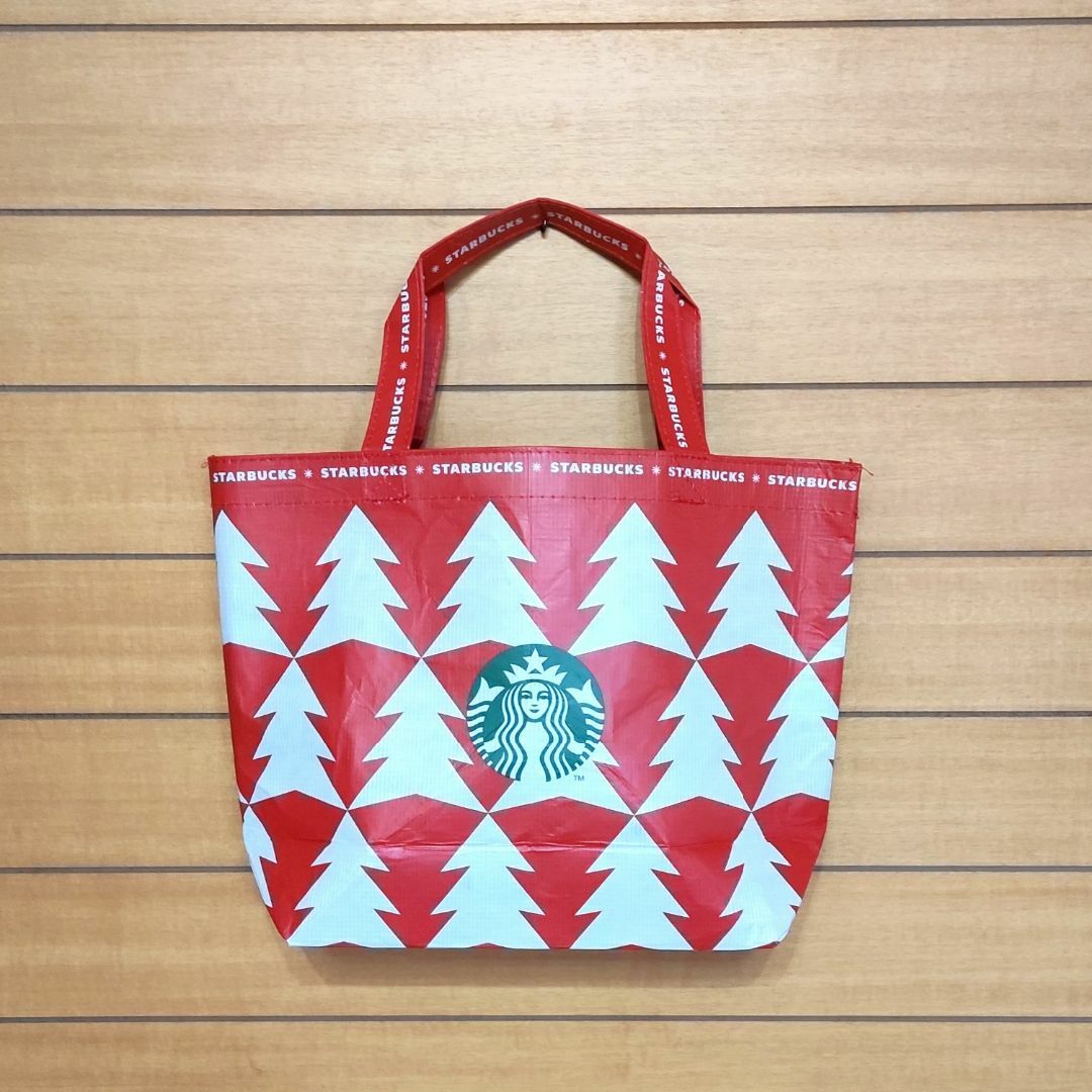 Starbucks(スターバックス)のスターバックス ★ 2022 ホリデー ショッパー エコバッグ レッド★韓国 レディースのバッグ(エコバッグ)の商品写真