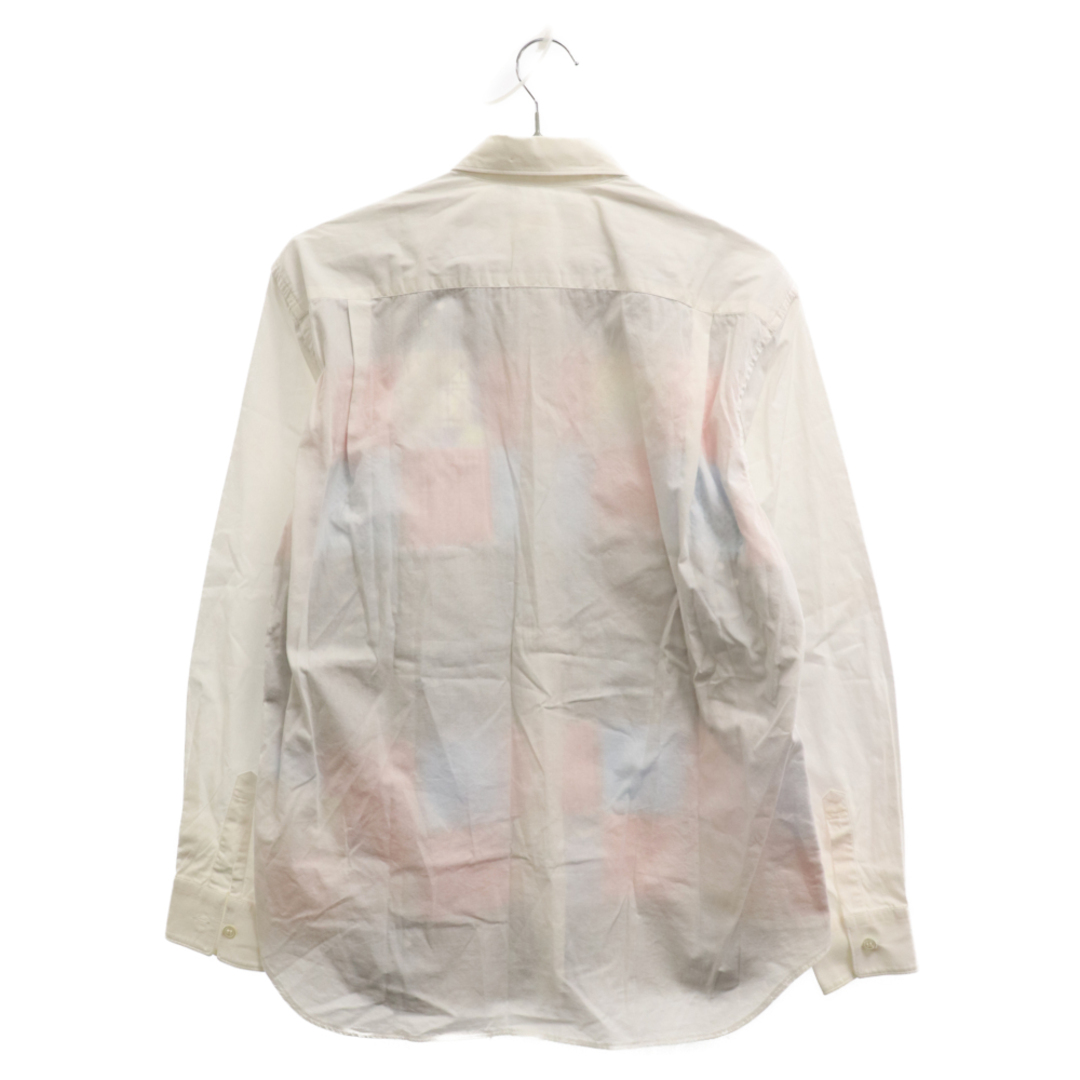 COMME des GARCONS(コムデギャルソン)のCOMME des GARCONS SHIRT コムデギャルソンシャツ 長袖パッチワークシャツ Haruo Kobayashi MADE IN FRANCE S19061 ホワイト メンズのトップス(シャツ)の商品写真