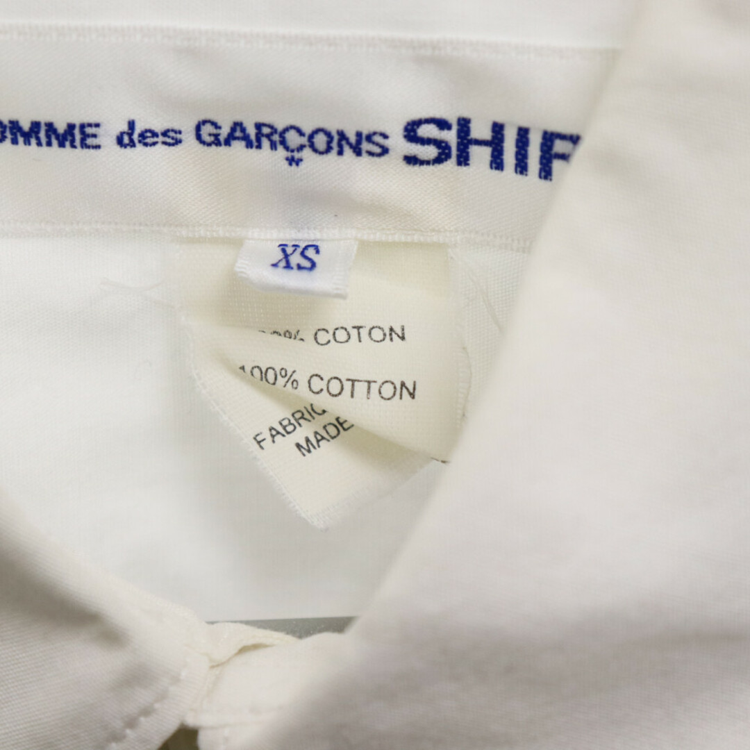 COMME des GARCONS(コムデギャルソン)のCOMME des GARCONS SHIRT コムデギャルソンシャツ 長袖パッチワークシャツ Haruo Kobayashi MADE IN FRANCE S19061 ホワイト メンズのトップス(シャツ)の商品写真