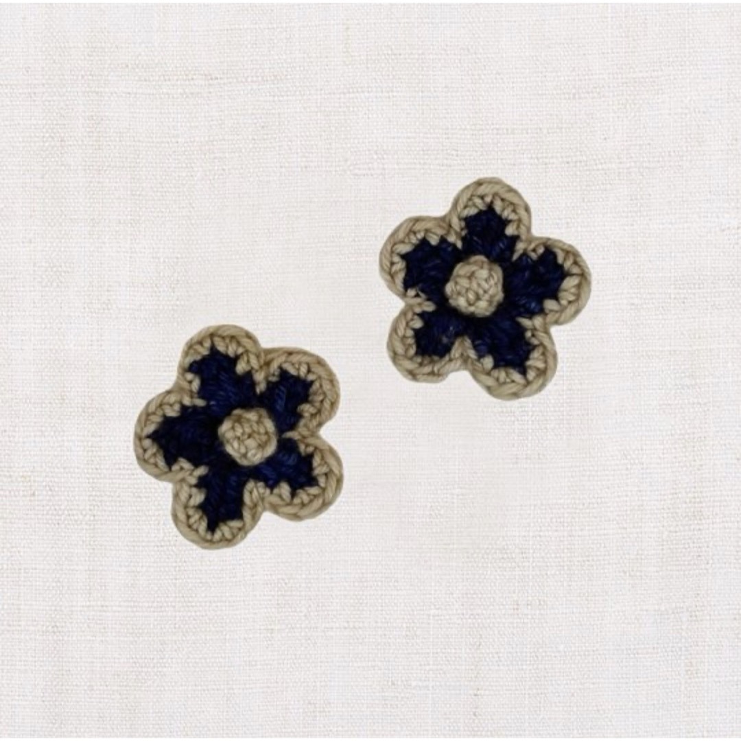 その他Misha&Puff Medium Flower Clip Set / Ink