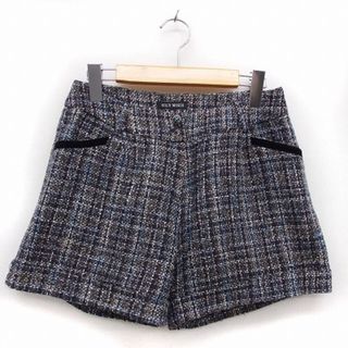 ミッシュマッシュ(MISCH MASCH)のミッシュマッシュ ショートパンツ ツイード ポケット 裏地付き 38 茶 (ショートパンツ)