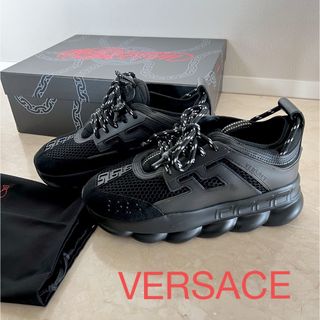 ヴェルサーチ(VERSACE)の新品　VERSACE ヴェルサーチェ　スニーカー　38 チェーンリアクション(スニーカー)