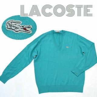 ラコステ(LACOSTE)のケミスラコステ■ヴィンテージ　長袖セーター　 メンズ5　ニット　ワニ(ニット/セーター)