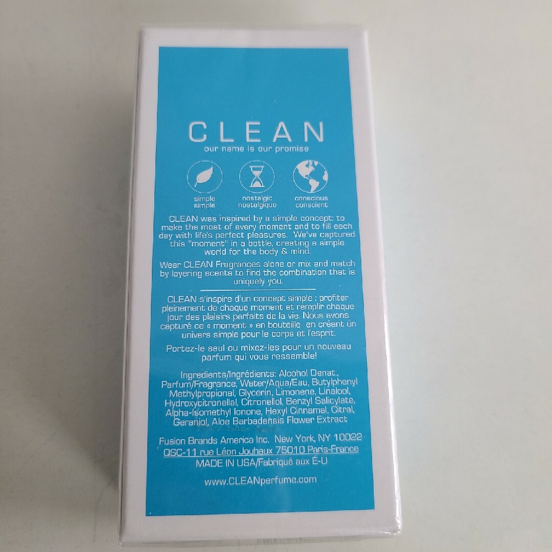 CLEAN(クリーン)の新品未開封CLEAN　クリーン　クールコットンオードパルファム30ml コスメ/美容の香水(ユニセックス)の商品写真