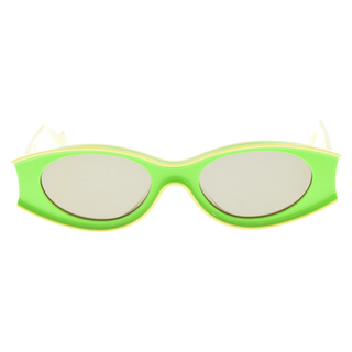 ロエベ(LOEWE)のLOEWE ロエベ ×Paula's Ibiza パウラズイビザ Acetate アセテート キャットアイフレーム サングラス 眼鏡 グリーン/イエロー LW40046U(サングラス/メガネ)
