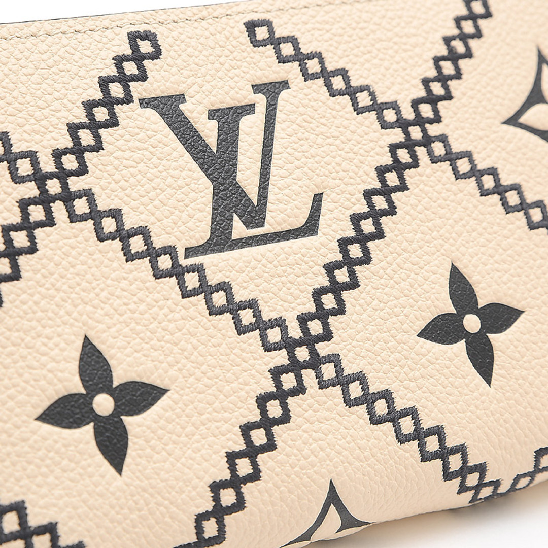 LOUIS VUITTON(ルイヴィトン)のルイ･ヴィトン アンプラント ブロデリー ジッピーウォレット 長財布 クレーム/ レディースのファッション小物(財布)の商品写真