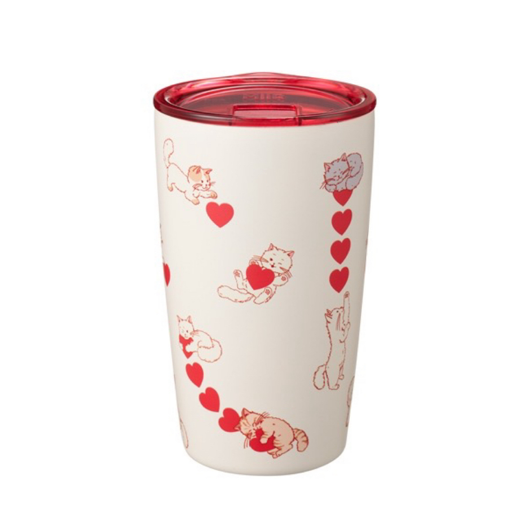Starbucks Coffee(スターバックスコーヒー)の台湾 スターバックス 24’バレンタイン ステンレス タンブラー  インテリア/住まい/日用品のキッチン/食器(容器)の商品写真