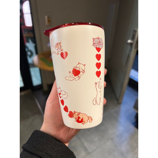 スターバックスコーヒー(Starbucks Coffee)の台湾 スターバックス 24’バレンタイン ステンレス タンブラー (容器)