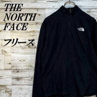 ザノースフェイス(THE NORTH FACE)の【048】USA規格ノースフェイス ハーフジップフリースジャケット 刺繍ロゴ(ブルゾン)