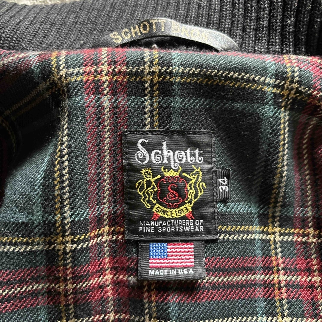 schott(ショット)のSchott  Dポケットバーシティジャケット RHC メンズのジャケット/アウター(スタジャン)の商品写真