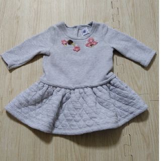 プチバトー(PETIT BATEAU)のプチバトー  ワンピース12m/74cm(ワンピース)