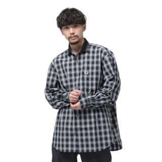 フレッドペリー(FRED PERRY)の【極美品】FRED PERRY × BEAMS ビームス リブカラー シャツ(シャツ)