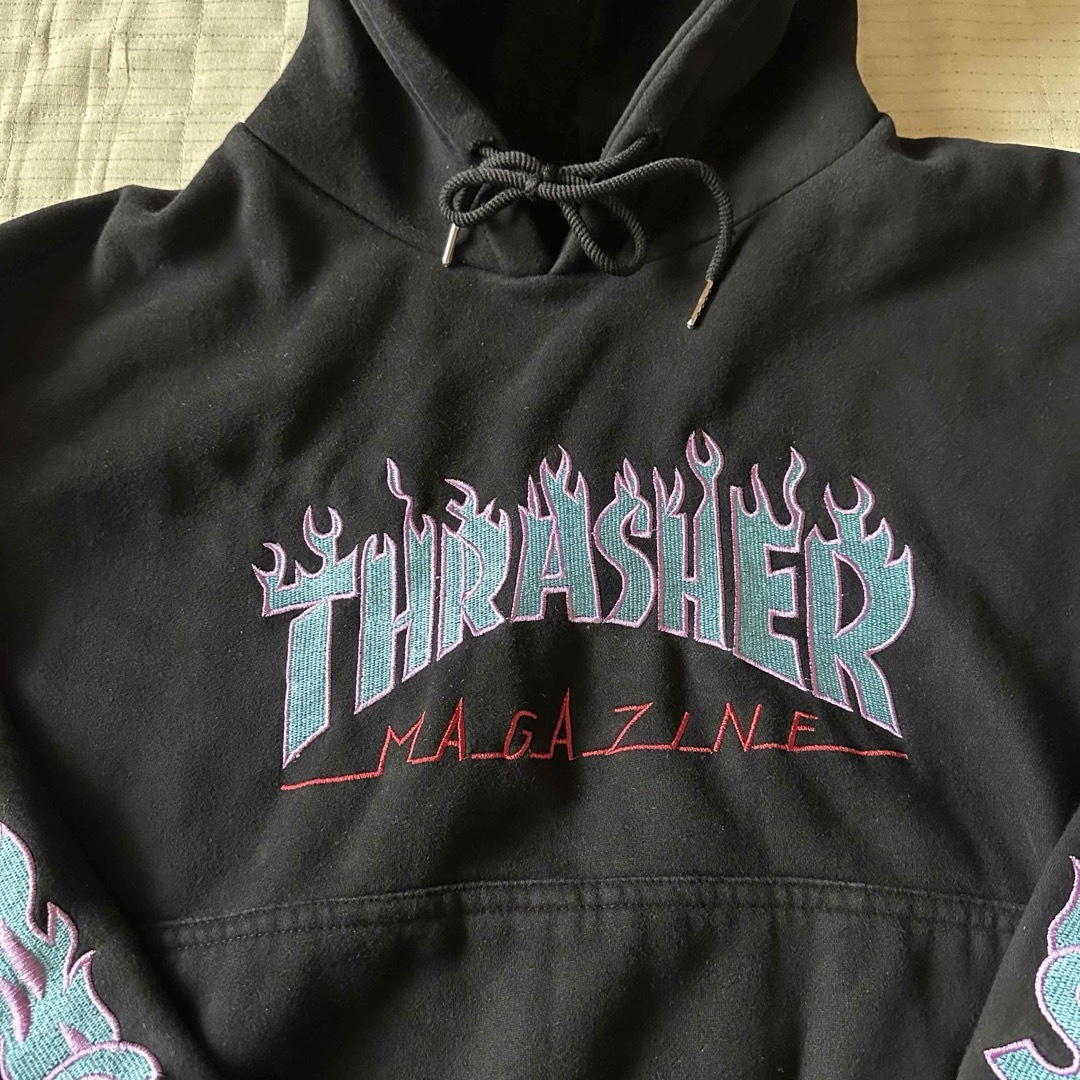 THRASHER(スラッシャー)のTHRASHER スラッシャー ファイアーパターン パーカー メンズのトップス(パーカー)の商品写真