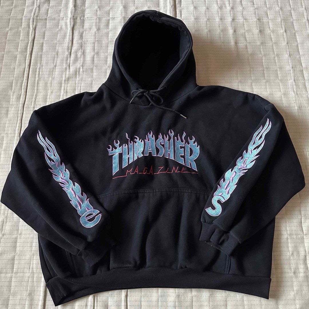 THRASHER(スラッシャー)のTHRASHER スラッシャー ファイアーパターン パーカー メンズのトップス(パーカー)の商品写真