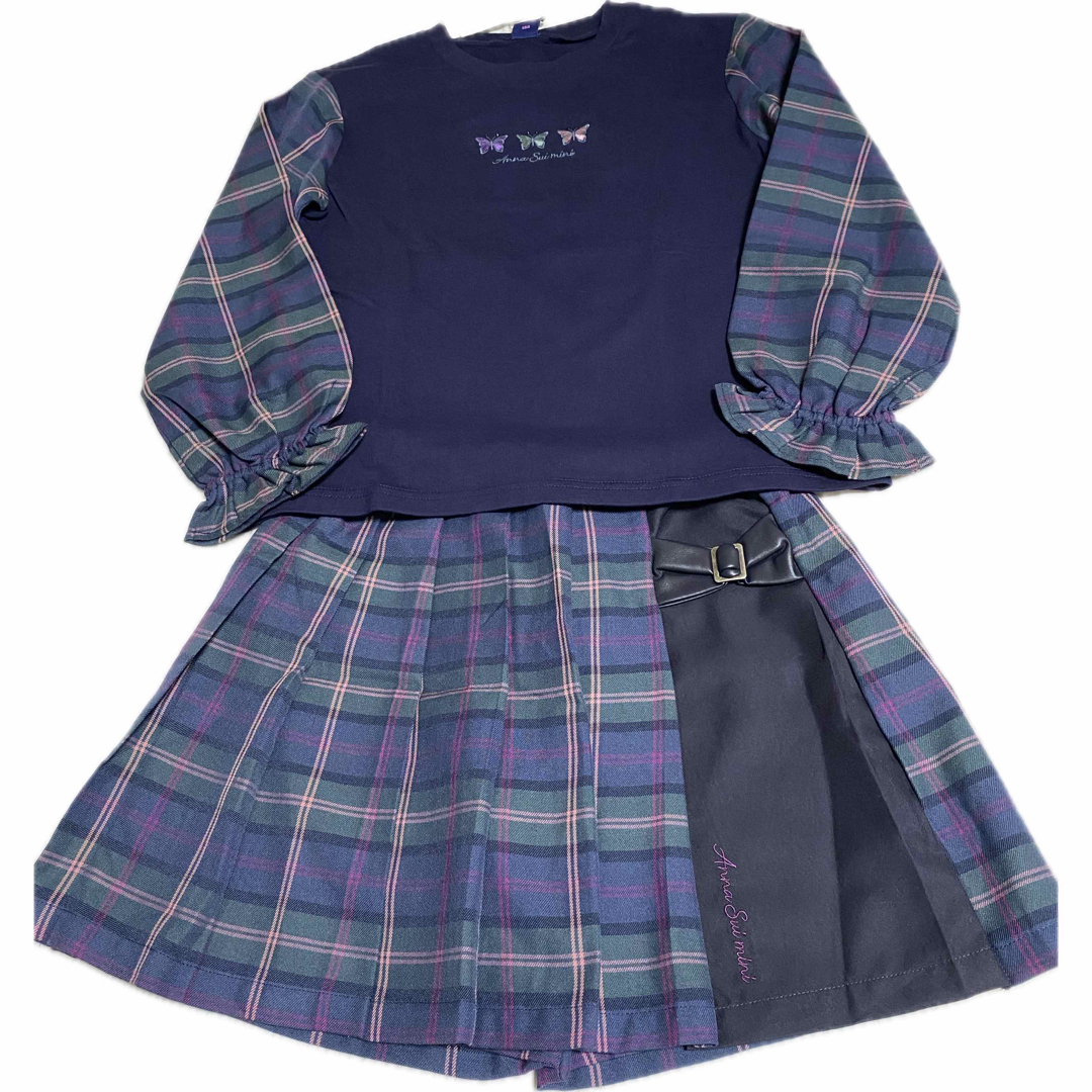 ANNA SUI mini(アナスイミニ)のアナスイミニセットアップ150センチ新品 キッズ/ベビー/マタニティのキッズ服女の子用(90cm~)(スカート)の商品写真