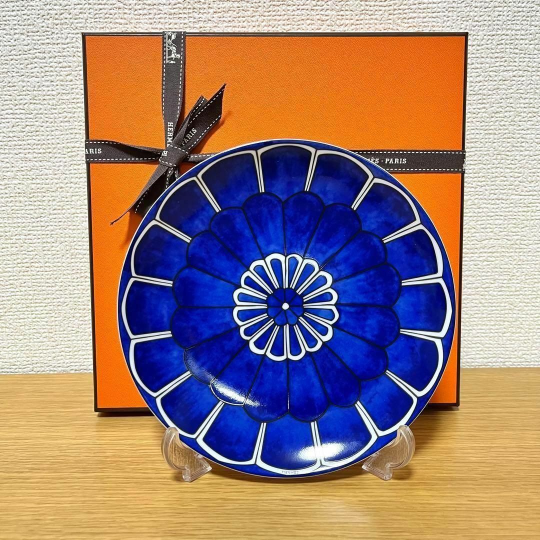 日本正式代理店 エルメス HERMES ブルーダイユール パンプレート 16cm