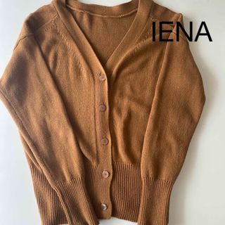 イエナ(IENA)のIENA イエナ　ニットカーディガン　レディース　キャメル(カーディガン)