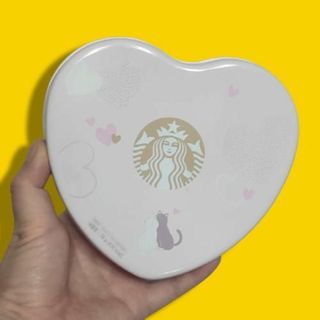 スターバックス(Starbucks)のスターバックス ★ バレンタイン ラブリー ハート チョコレート缶ケース スタバ(容器)