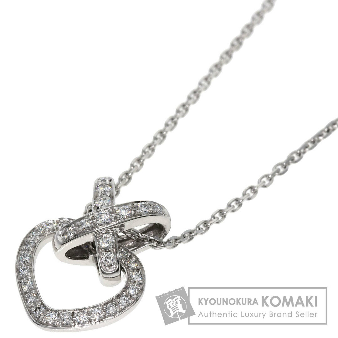 Chaumet リアン ハート ダイヤモンド ネックレス K18WG レディース状態ダメージ箇所