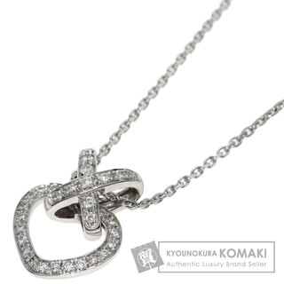 ショーメ(CHAUMET)のChaumet リアン ハート ダイヤモンド ネックレス K18WG レディース(ネックレス)