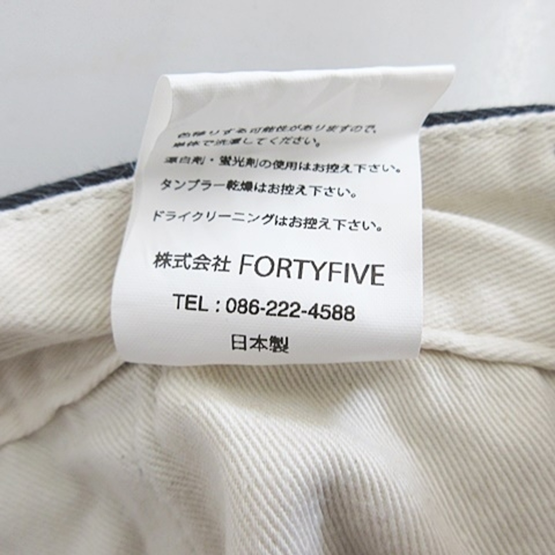 other(アザー)のFORTYFIVE パンツ オリジナルチノ ボタンフライ 綿 ネイビー 30 メンズのパンツ(チノパン)の商品写真