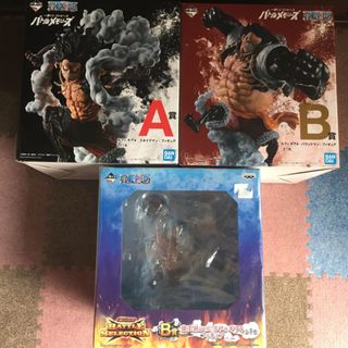 ワンピース(ONE PIECE)のワンピース 一番くじ ルフィ 4体フィギュアセット 希少品(フィギュア)