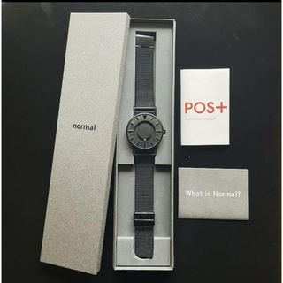 ムジルシリョウヒン(MUJI (無印良品))のnormal 腕時計　美品　ブラック　無印　レア　ビームス　トゥモローランド(腕時計(アナログ))